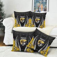 Wellington 2026 Rugby Custom Pillow Cover NZ Maori Silver Fern