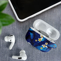 Teal Purple Banana Leaf Hawaii AirPods Case Lau Maia Plumeria Tropical Summer Vibes