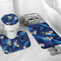 Teal Purple Banana Leaf Hawaii Bathroom Set Lau Maia Plumeria Tropical Summer Vibes