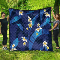 Teal Purple Banana Leaf Hawaii Quilt Lau Maia Plumeria Tropical Summer Vibes