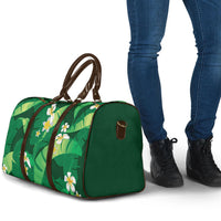Green Banana Leaf Hawaii Travel Bag Lau Maia Plumeria Tropical Summer Vibes