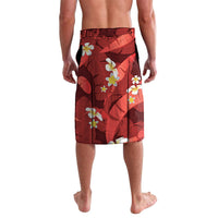 Red Banana Leaf Hawaii Lavalava Lau Maia Plumeria Tropical Summer Vibes