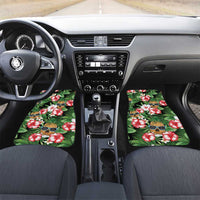 Pineapple Skull Aloha Hawaii Car Mats Summer Vibes Tropical Seamless Pattern - Polynesian Pride
