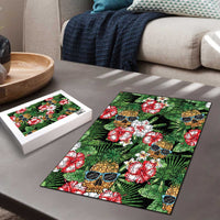 Pineapple Skull Aloha Hawaii Puzzle Summer Vibes Tropical Seamless Pattern - Polynesian Pride