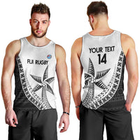 Custom Fiji Rugby Men Tank Top Go Champions Fijian Tapa Cloth