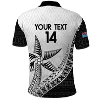 Custom Fiji Rugby Polo Shirt Go Champions Fijian Tapa Cloth