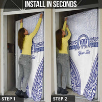 Personalised Queen Salote College Door Cover Kolisi Fefine 100th Anniversary Kupesi White - Polynesian Pride