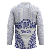 Personalised Queen Salote College Hockey Jersey Kolisi Fefine 100th Anniversary Kupesi White LT14 - Polynesian Pride