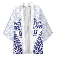 Personalised Queen Salote College Kimono Kolisi Fefine 100th Anniversary Kupesi White - Polynesian Pride