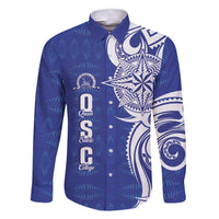 Personalised Queen Salote College Family Matching Short Sleeve Bodycon Dress and Hawaiian Shirt QSC Est 1926 Ngatu Pattern - Polynesian Pride