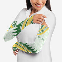 Personalised Samoa Ua Potopoto Arm Sleeves SUP Est 2025 Samoan Pattern LT14 - Polynesian Pride