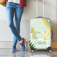 Samoa Ua Potopoto Luggage Cover SUP Est 2025 Samoan Pattern LT14 - Polynesian Pride