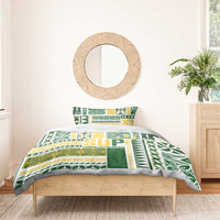 Samoa Uniting Party Bedding Set SUP Est 2025 Siapo Pattern - Polynesian Pride