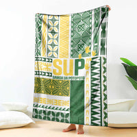 Samoa Uniting Party Blanket SUP Est 2025 Siapo Pattern LT14 - Polynesian Pride