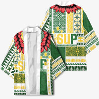 Samoa Uniting Party Kimono SUP Est 2025 Siapo Pattern LT14 - Polynesian Pride