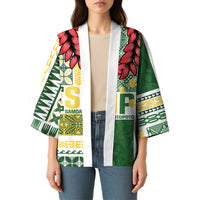 Samoa Uniting Party Kimono SUP Est 2025 Siapo Pattern LT14 - Polynesian Pride