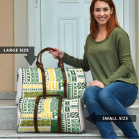 Samoa Uniting Party Travel Bag SUP Est 2025 Siapo Pattern LT14 - Polynesian Pride