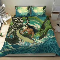 Aotearoa Tangaroa Atua Bedding Set New Zealand God Of The Ocean LT14 - Polynesian Pride