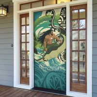 Aotearoa Tangaroa Atua Door Cover New Zealand God Of The Ocean - Polynesian Pride