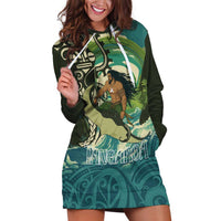 Aotearoa Tangaroa Atua Hoodie Dress New Zealand God Of The Ocean