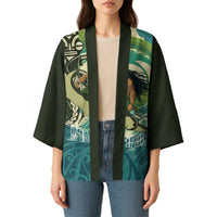 Aotearoa Tangaroa Atua Kimono New Zealand God Of The Ocean - Polynesian Pride
