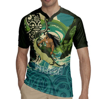 Aotearoa Tangaroa Atua Rugby Jersey New Zealand God Of The Ocean LT14 - Polynesian Pride