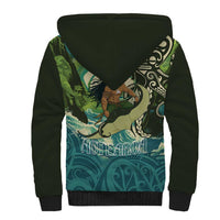 Aotearoa Tangaroa Atua Sherpa Hoodie New Zealand God Of The Ocean