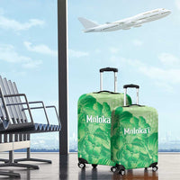 Aloha Hawaii Molokai Island Luggage Cover Hibiscus Tribal Honu Hawaiian Tattoo Green