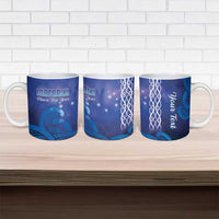Personalised Matariki New Zealand Ceramic Mug Maori New Year Galaxy Koru Pattern - Polynesian Pride