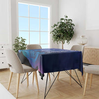 Personalised Matariki New Zealand Tablecloth Maori New Year Galaxy Koru Pattern