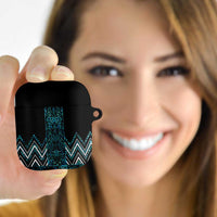 Paua Shell Aotearoa Mangopare Kowhaiwhai Niho Taniwha AirPods Case Maori New Zealand LT14 - Polynesian Pride