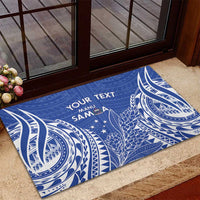 Custom Manu Samoa Rugby 2024 Rubber Doormat Go Champions Samoan Tattoo