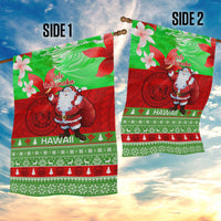Personalised Hawaii Christmas Garden Flag Mele Kalikimaka Hawaiian Santa Tropical Vibes LT14 - Polynesian Pride