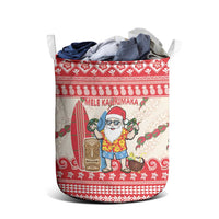 Hawaii Christmas Six Seven Laundry Basket Mele Kalikimaka Funny Santa 67 Gen Alpha Slang - Polynesian Pride