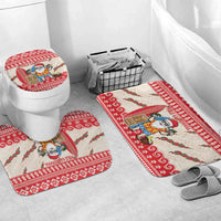 Hawaii Christmas Six Seven Bathroom Set Mele Kalikimaka Funny Santa 67 Gen Alpha Slang - Polynesian Pride