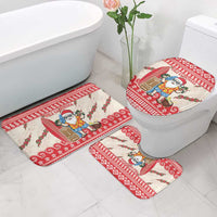 Hawaii Christmas Six Seven Bathroom Set Mele Kalikimaka Funny Santa 67 Gen Alpha Slang - Polynesian Pride