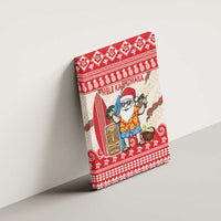 Hawaii Christmas Six Seven Canvas Wall Art Mele Kalikimaka Funny Santa 67 Gen Alpha Slang - Polynesian Pride