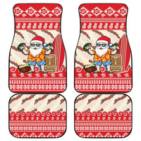 Hawaii Christmas Six Seven Car Mats Mele Kalikimaka Funny Santa 67 Gen Alpha Slang - Polynesian Pride
