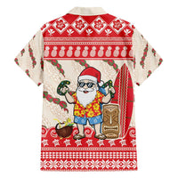 Hawaii Christmas Six Seven Family Matching Summer Maxi Dress and Hawaiian Shirt Mele Kalikimaka Funny Santa 67 Gen Alpha Slang LT14 - Polynesian Pride