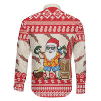 Hawaii Christmas Six Seven Family Matching Tank Maxi Dress and Hawaiian Shirt Mele Kalikimaka Funny Santa 67 Gen Alpha Slang LT14 - Polynesian Pride