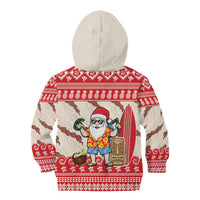 Hawaii Christmas Six Seven Kid Hoodie Mele Kalikimaka Funny Santa 67 Gen Alpha Slang - Polynesian Pride