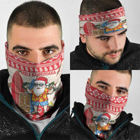 Hawaii Christmas Six Seven Neck Gaiter Mele Kalikimaka Funny Santa 67 Gen Alpha Slang - Polynesian Pride