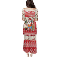 Hawaii Christmas Six Seven Puletasi Mele Kalikimaka Funny Santa 67 Gen Alpha Slang LT14 - Polynesian Pride