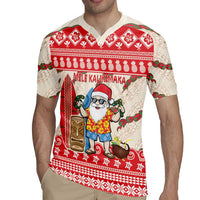 Hawaii Christmas Six Seven Rugby Jersey Mele Kalikimaka Funny Santa 67 Gen Alpha Slang LT14 - Polynesian Pride