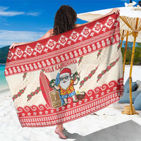 Hawaii Christmas Six Seven Sarong Mele Kalikimaka Funny Santa 67 Gen Alpha Slang - Polynesian Pride