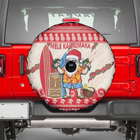 Hawaii Christmas Six Seven Spare Tire Cover Mele Kalikimaka Funny Santa 67 Gen Alpha Slang - Polynesian Pride