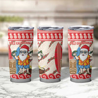 Hawaii Christmas Six Seven Tumbler Cup Mele Kalikimaka Funny Santa 67 Gen Alpha Slang - Polynesian Pride