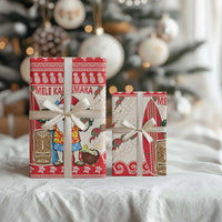 Hawaii Christmas Six Seven Wrapping Paper Mele Kalikimaka Funny Santa 67 Gen Alpha Slang - Polynesian Pride