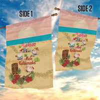 Aloha Hawaii Mele Kalikimaka Garden Flag Beachy Funny Santa Hawaiian Lei - Polynesian Pride