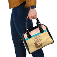 Aloha Hawaii Mele Kalikimaka Shoulder Handbag Beachy Funny Santa Hawaiian Lei - Polynesian Pride